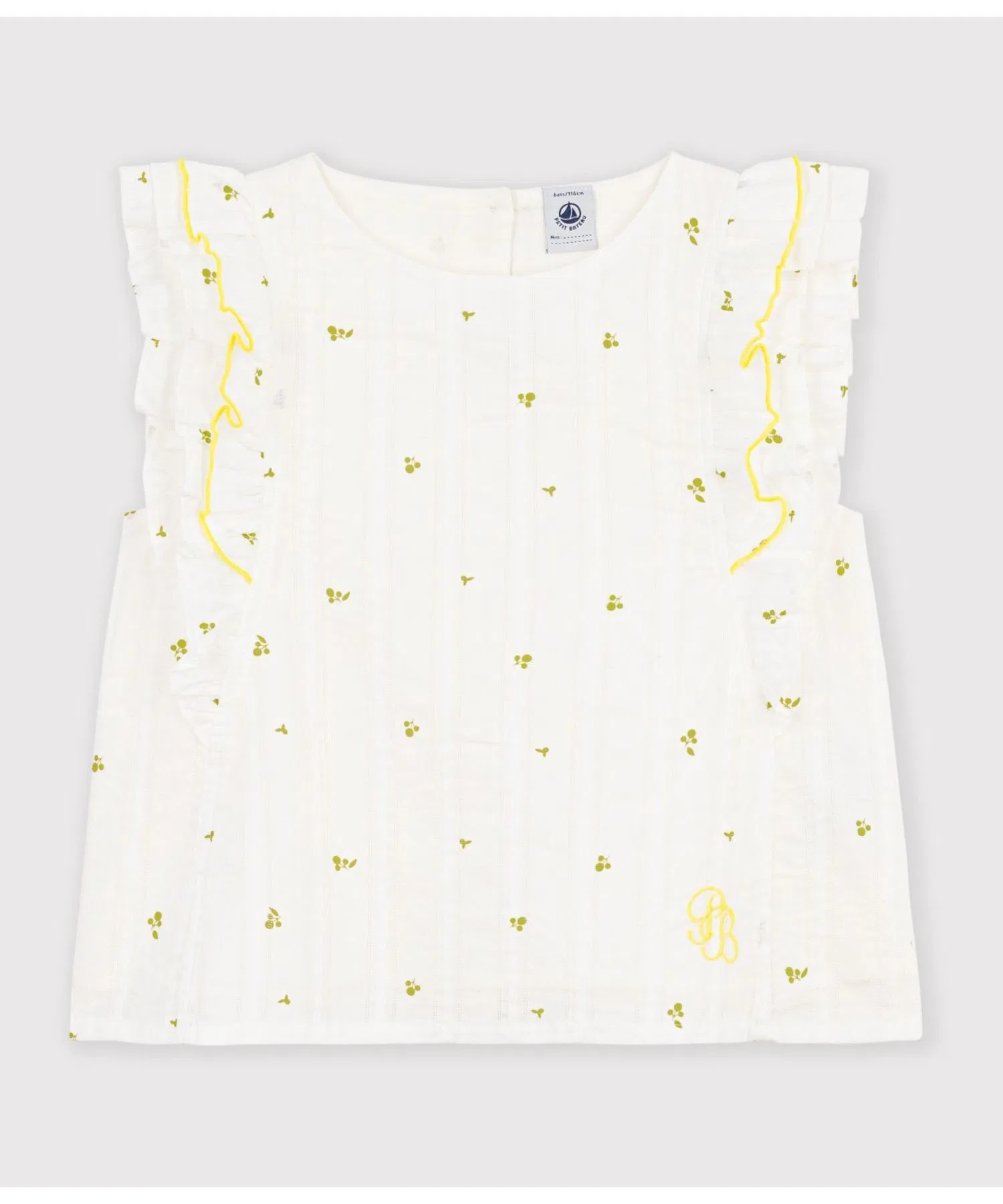 Детская блузка Petit Bateau с цветочным принтом
