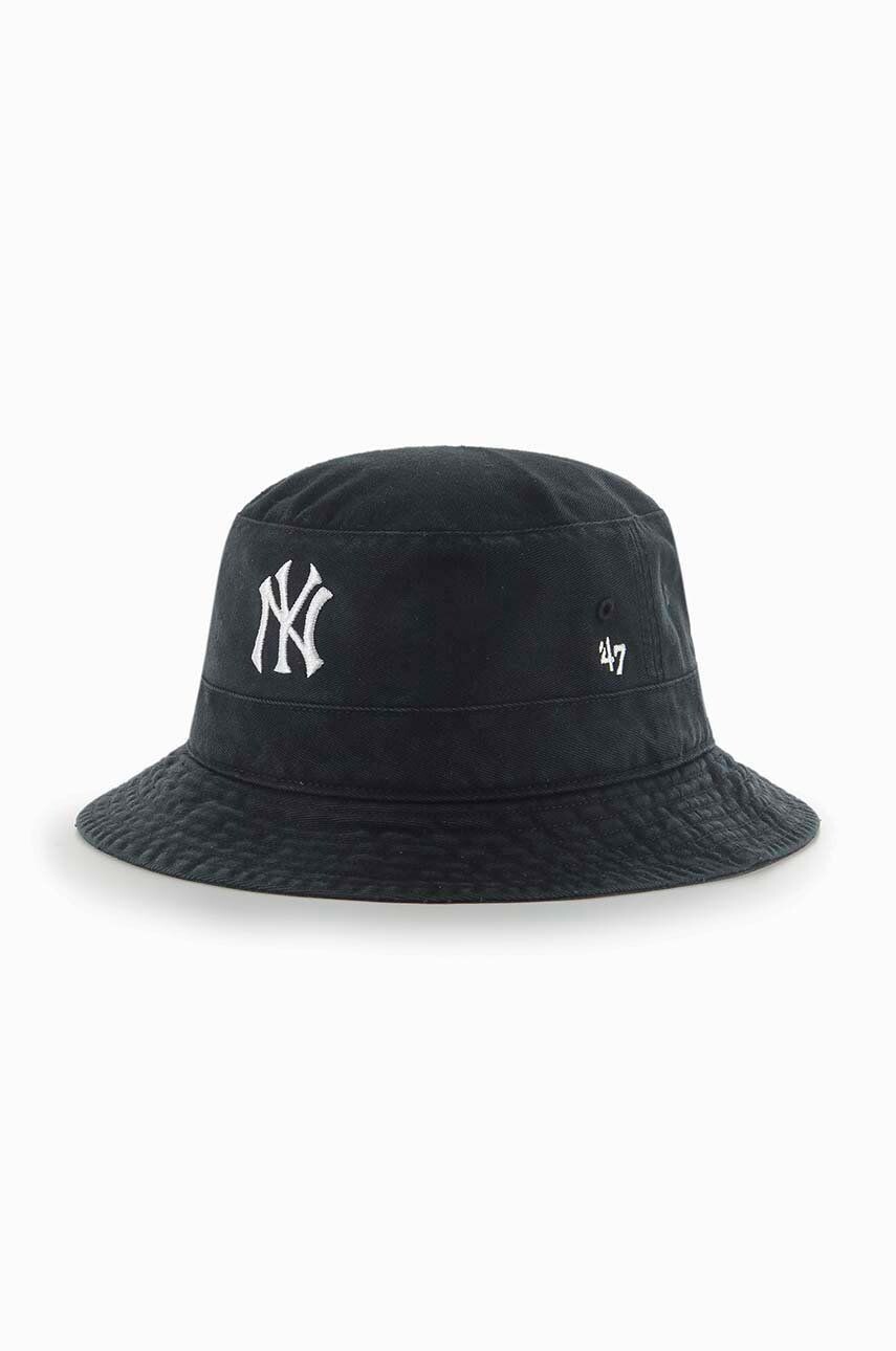 

Хлопковая кепка New York Yankees 47 brand, черный