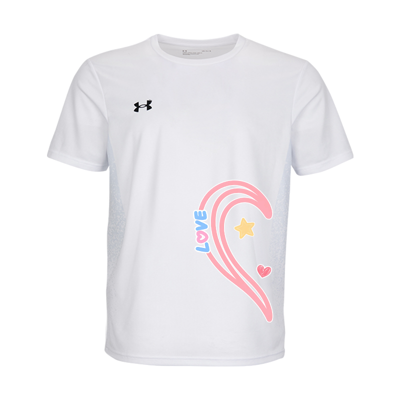 

Футболка с коротким рукавом Unisex быстросохнущая Under Armour, белый