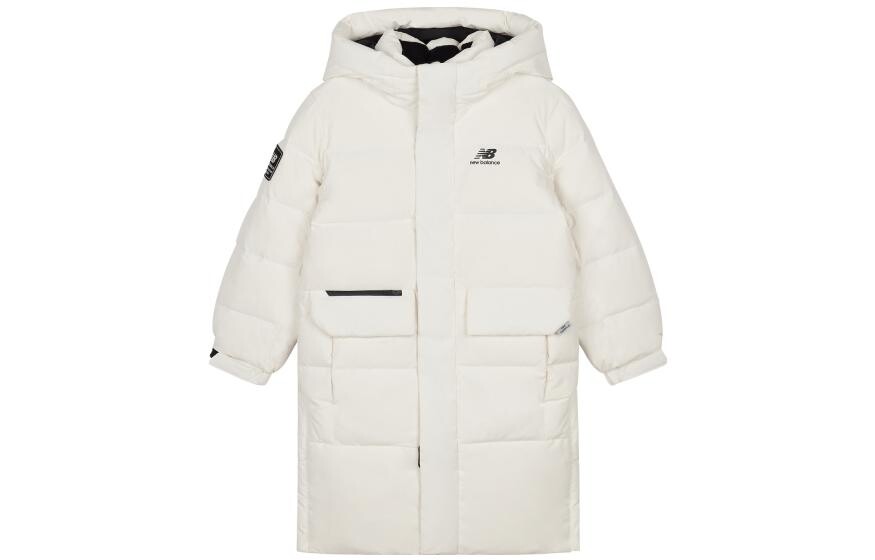 

Детский пуховик/пуховик New Balance Kids, цвет White