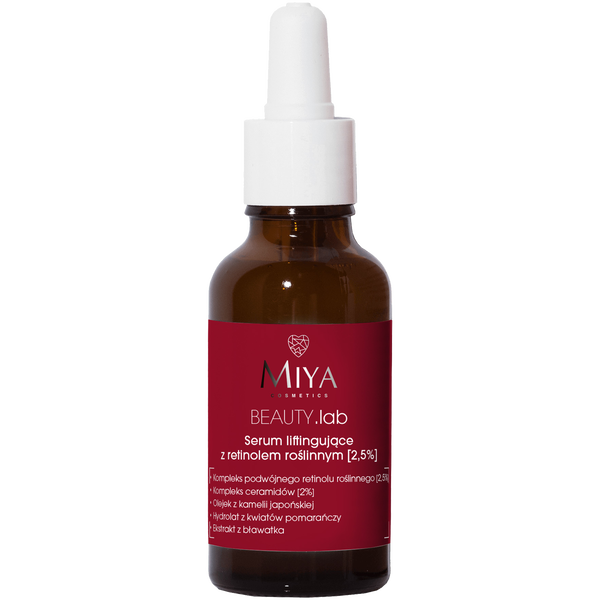 

Лифтинг-сыворотка с растительным ретинолом 2,5% для лица, 30 мл Miya Cosmetics Beauty.Lab