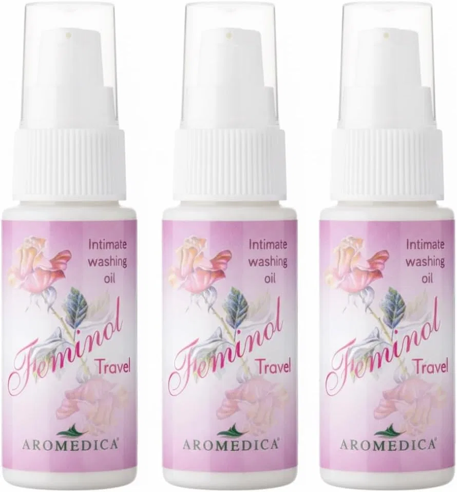 Масло для очищения деликатной зоны AROMEDICA Pheminol Travel, набор 3 шт. по 30 мл