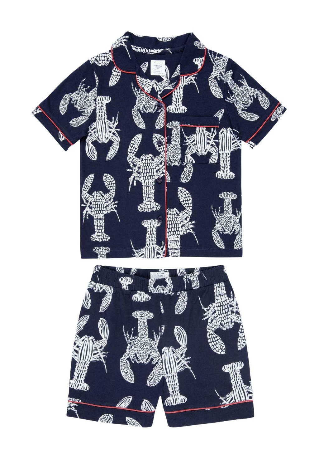 

Пижама LOBSTER SKETCH PRINT SET Chelsea Peers, темно-синий