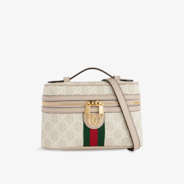 

Сумка через плечо Gucci Ophidia super mini с принтом из монограмм, мультиколор