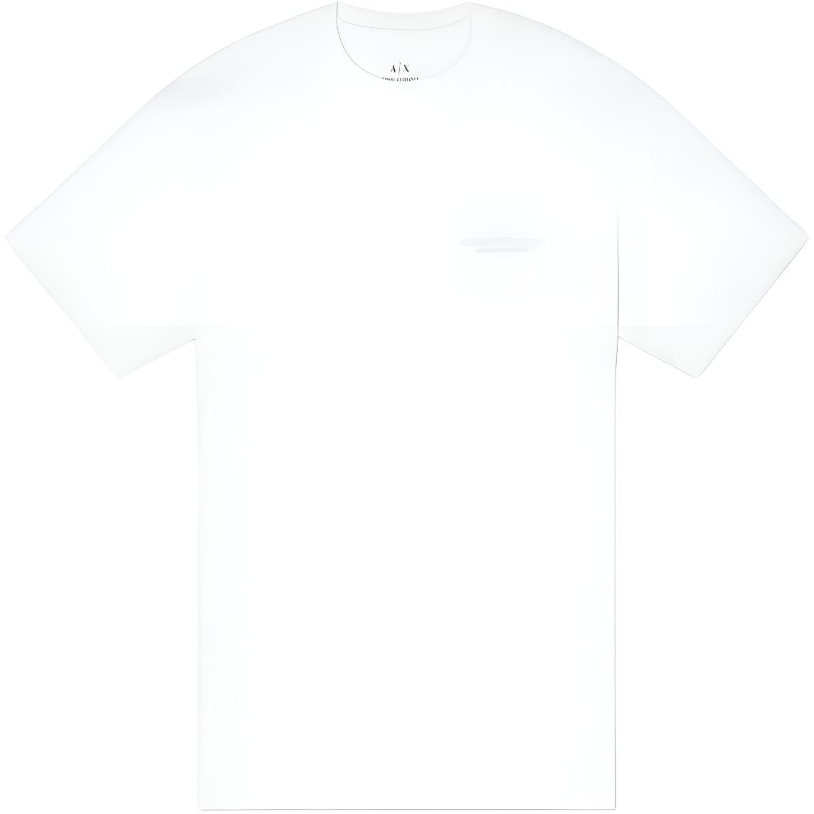 

Футболка из хлопка с вышитым логотипом ARMANI EXCHANGE, белый