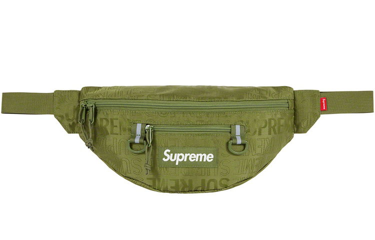

Supreme Нейлоновая поясная сумка через плечо унисекс оливкового цвета