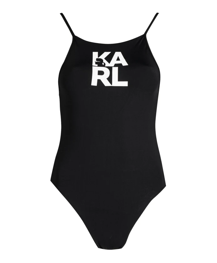 

Цельный купальник Karl Lagerfeld, черный