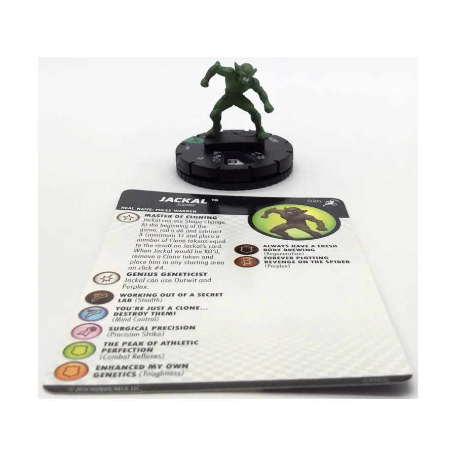 

Шакал #026 (U), Marvel HeroClix - Superior Foes of Spider Man - Singles