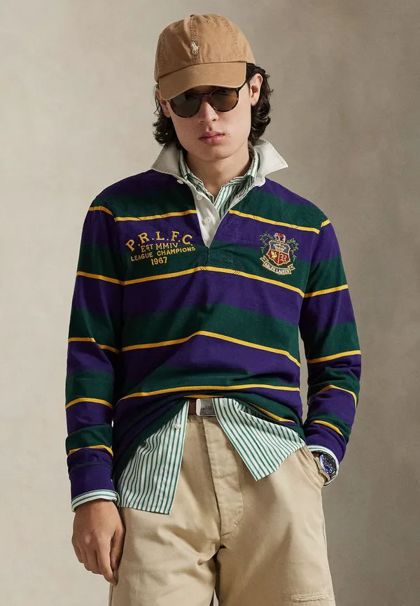 Классическая вышитая рубашка-поло для регби Polo Ralph Lauren