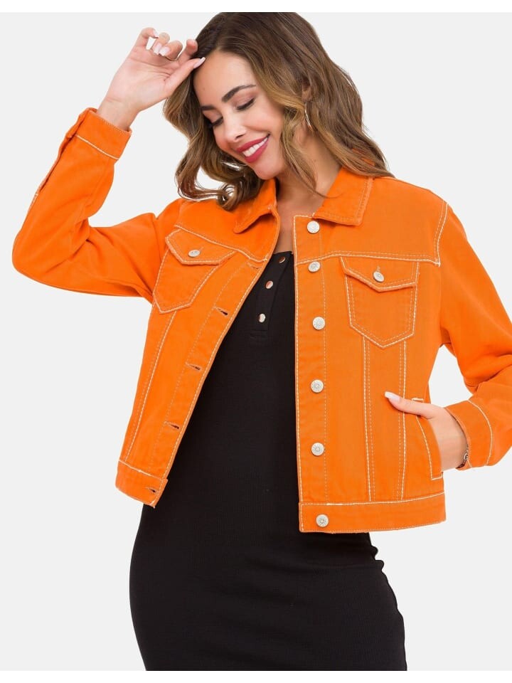 

Джинсовая куртка Cipo & Baxx Jeansjacke, оранжевый