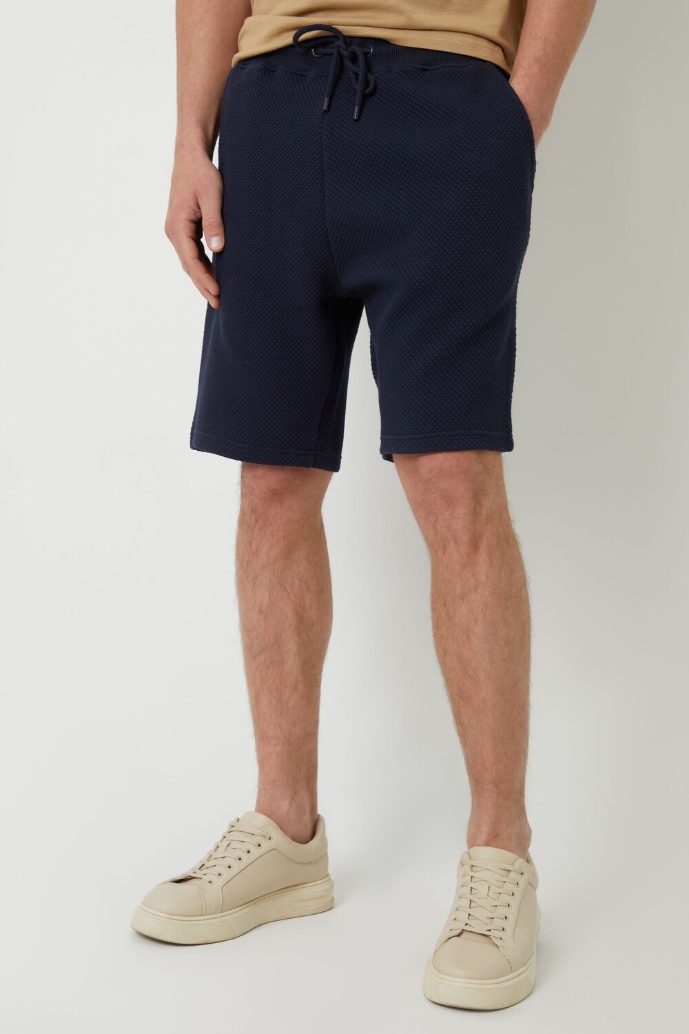 

Спортивные шорты с вафельной текстурой Threadbare, синий