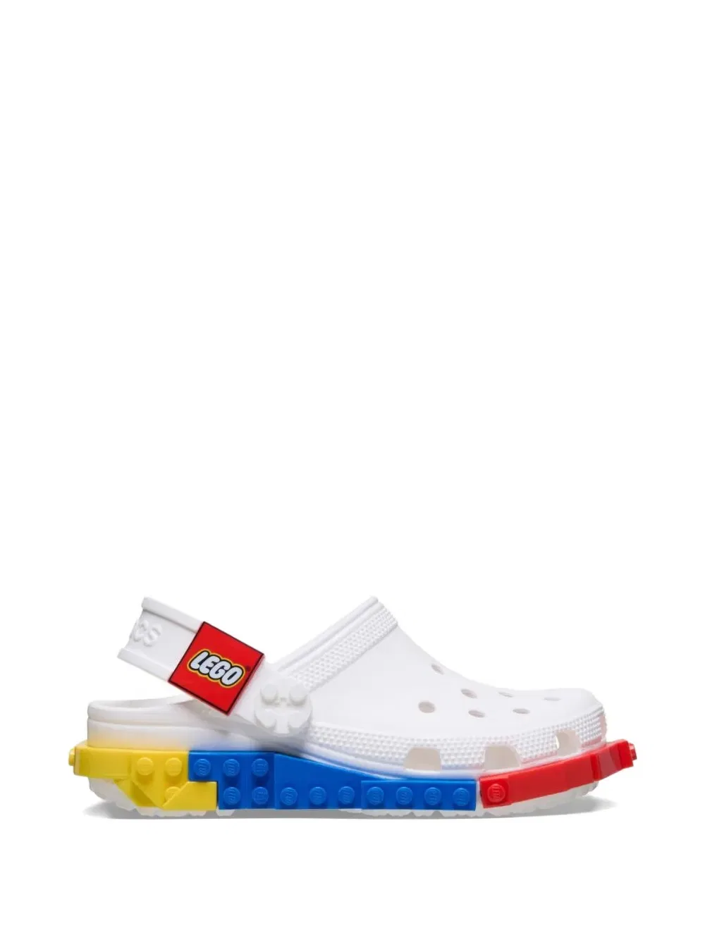 Перфорированные сандалии X Lego Creative Crocs Kids, белый