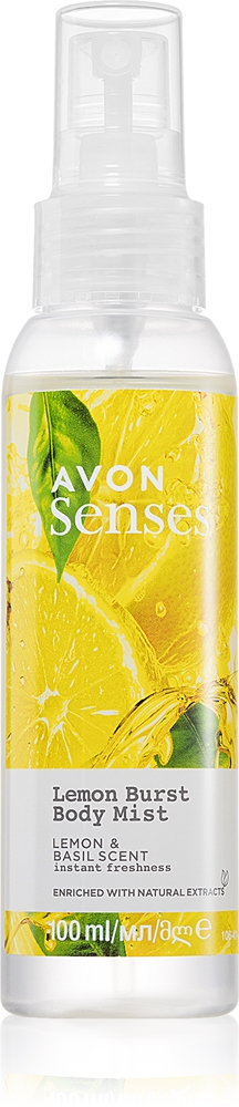 

Освежающий спрей для тела Senses Lemon Burst Avon, 100 мл