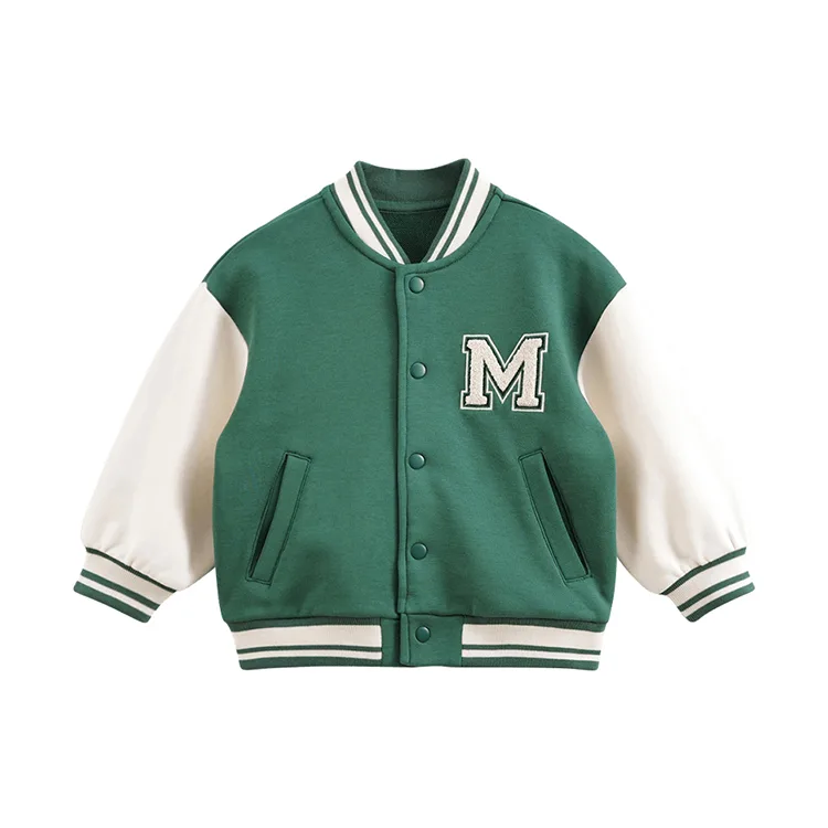 Детская бейсбольная куртка MARC&JANIE, Official Green