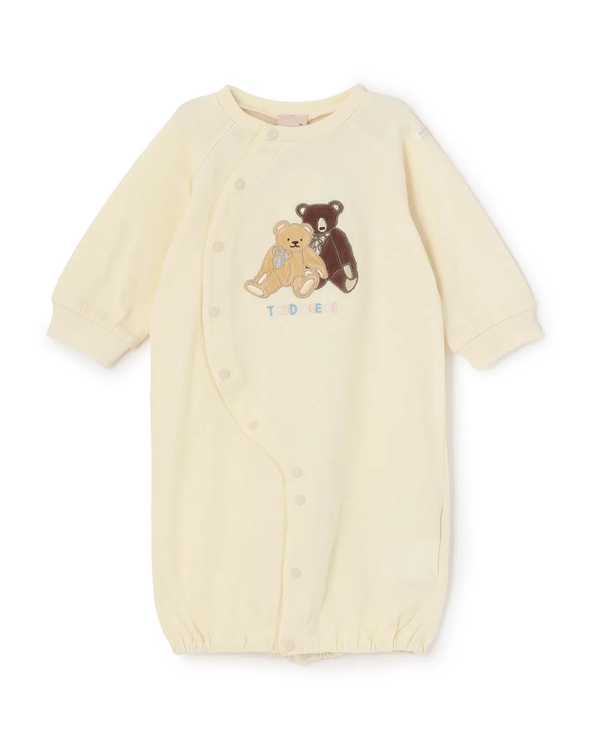 Комбинезон 2WAY с аппликацией TeddyBear, хлопок, кремовый