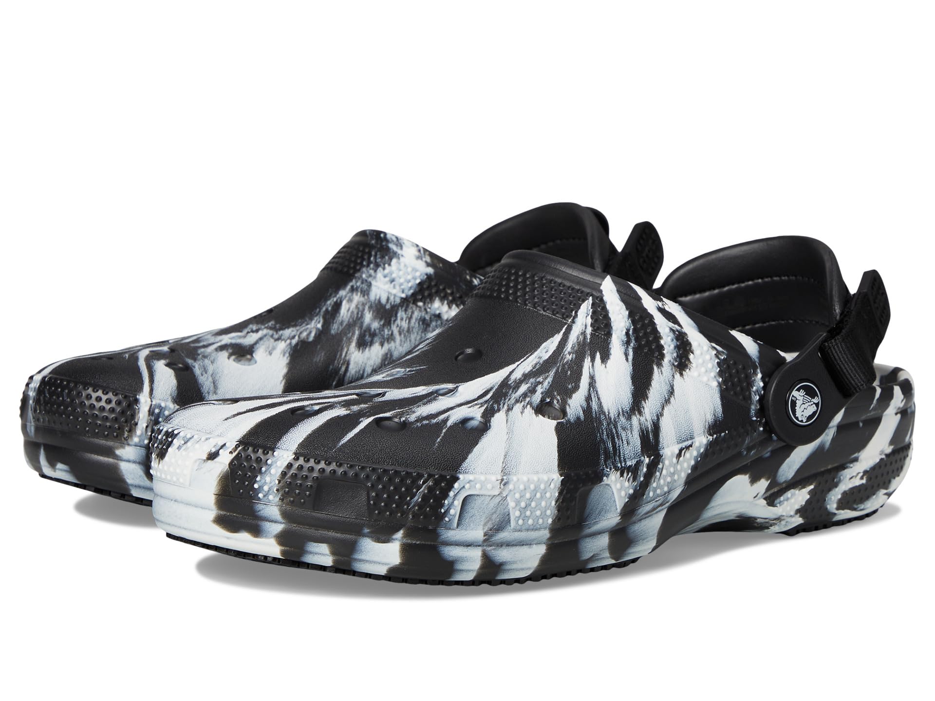 Сабо Unisex Crocs Work Classic Work Clogs, черный/белый