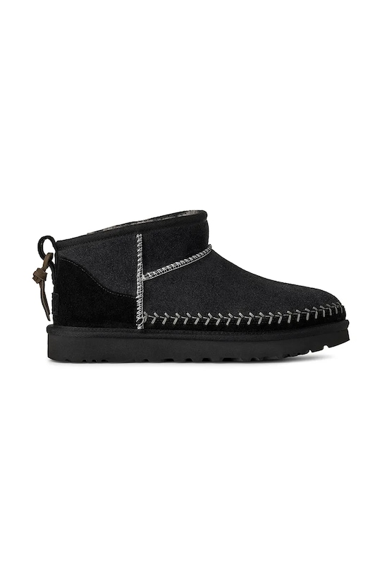 Угги зимние UGG Classic Ultra Mini Biarritz, черный
