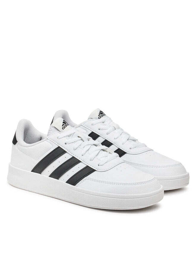 Кроссовки мужские Adidas Breaknet 2.0 с контрастными полосками, черно-белый — фото 2