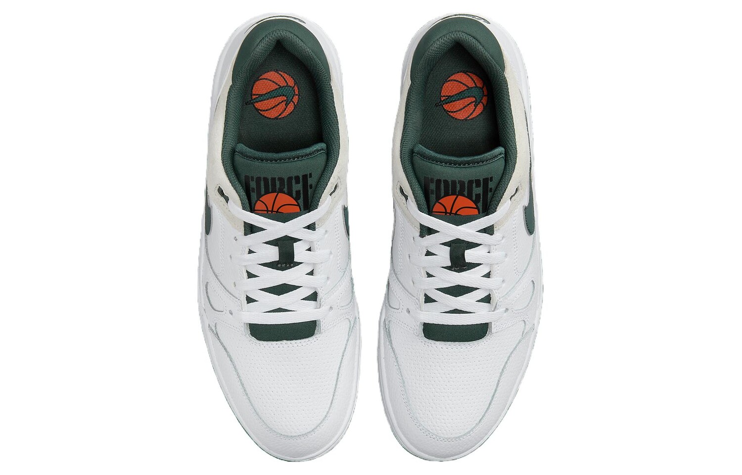Мужские кроссовки для скейтбординга Nike Full Force, White/Green — фото 4