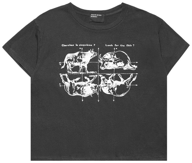 

Футболка Enfants Riches Déprimés Look For The Fifth T-Shirt 'Faded Black', черный
