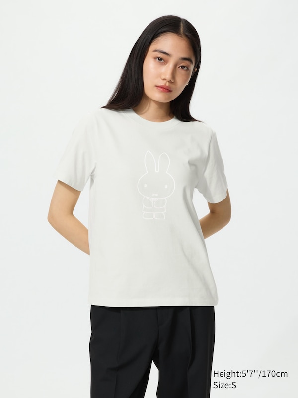 Футболка UT Miffy in Bloom Uniqlo, 50 light green — фото 2
