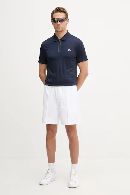 Шорты спортивные мужские Lacoste, белый — фото 2
