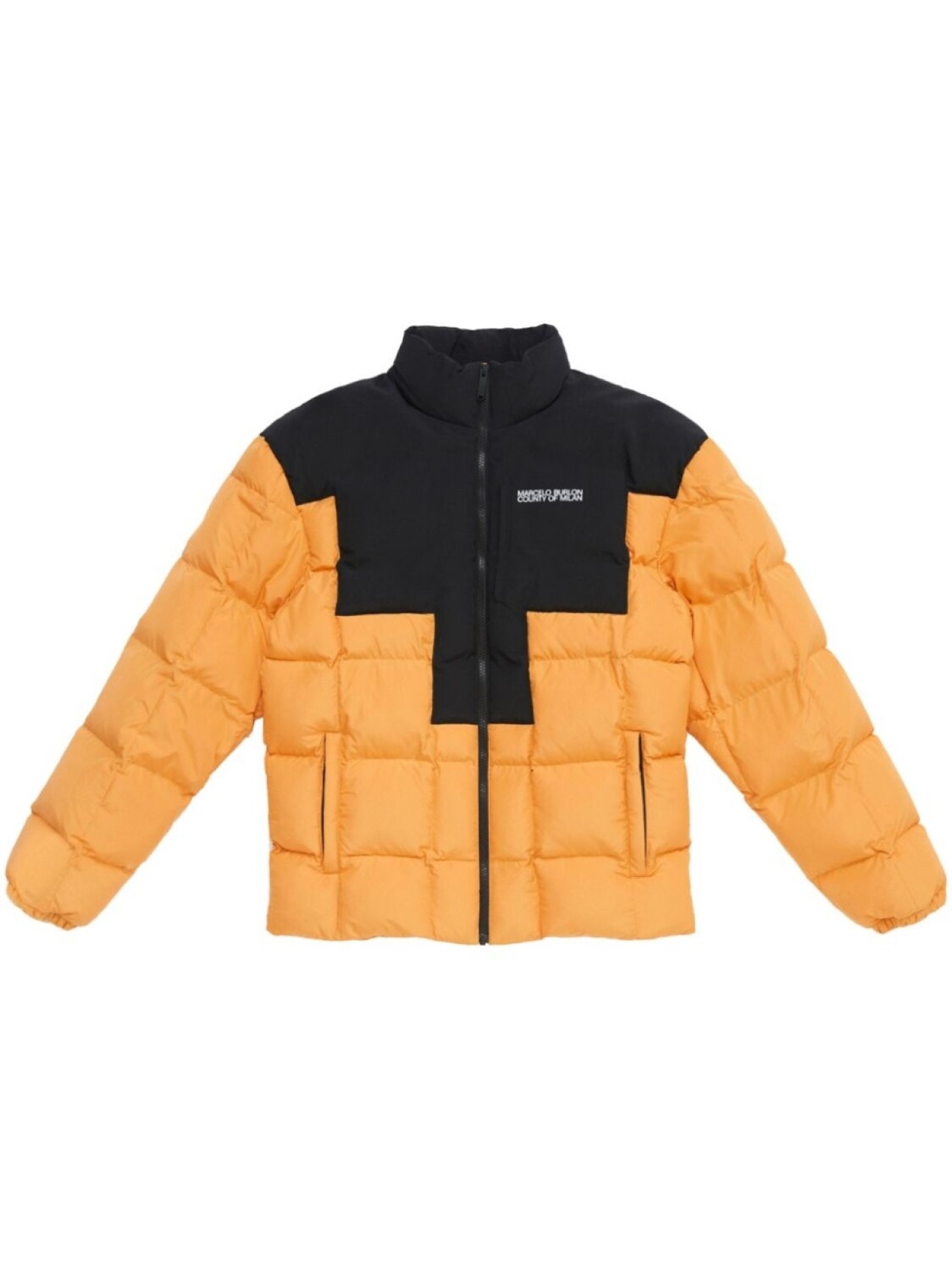 

Marcelo Burlon County of Milan пуховик Cross, желтый