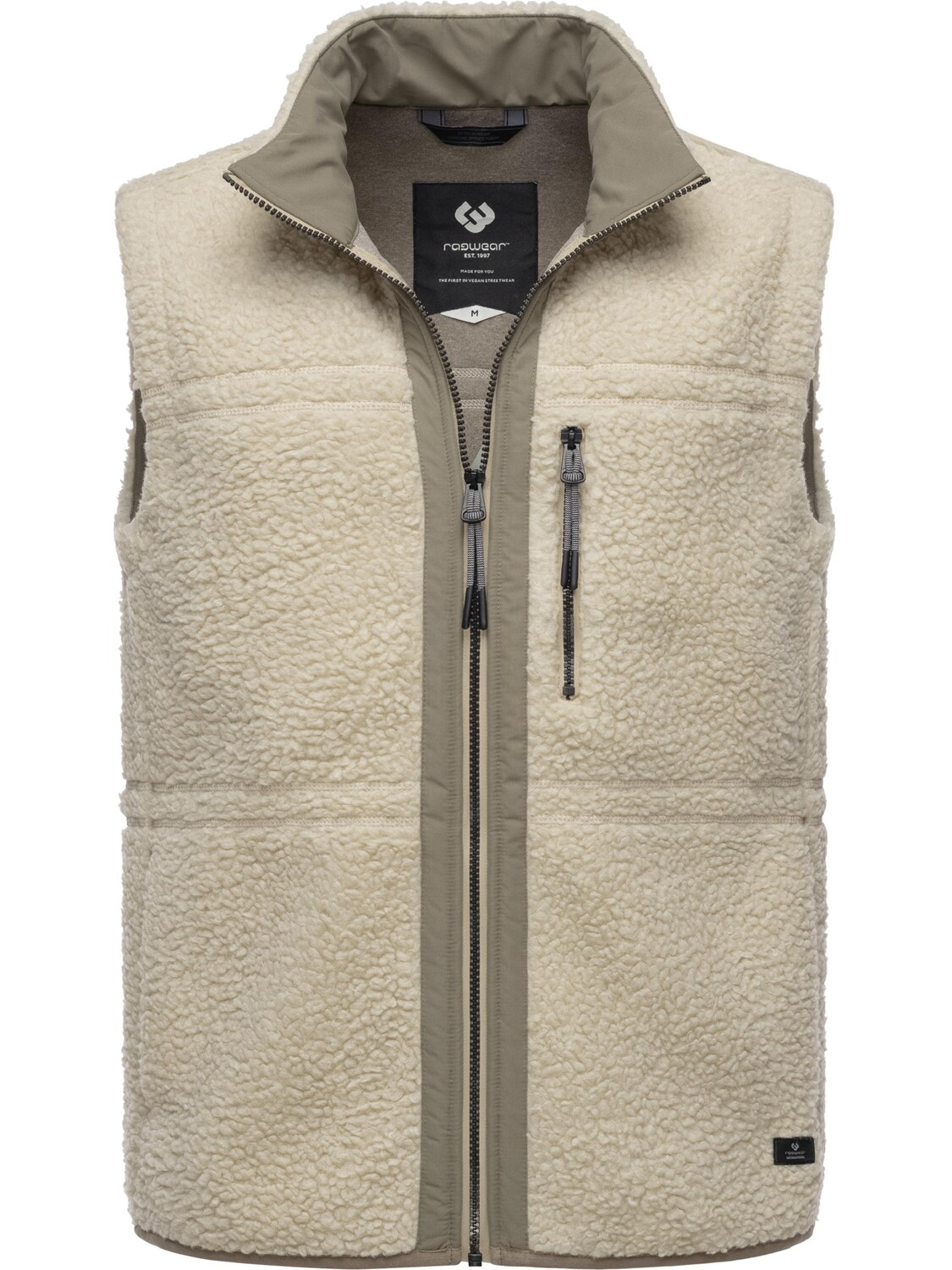 

Утепленный жилет ragwear Plüsch Noory Vest, экрю