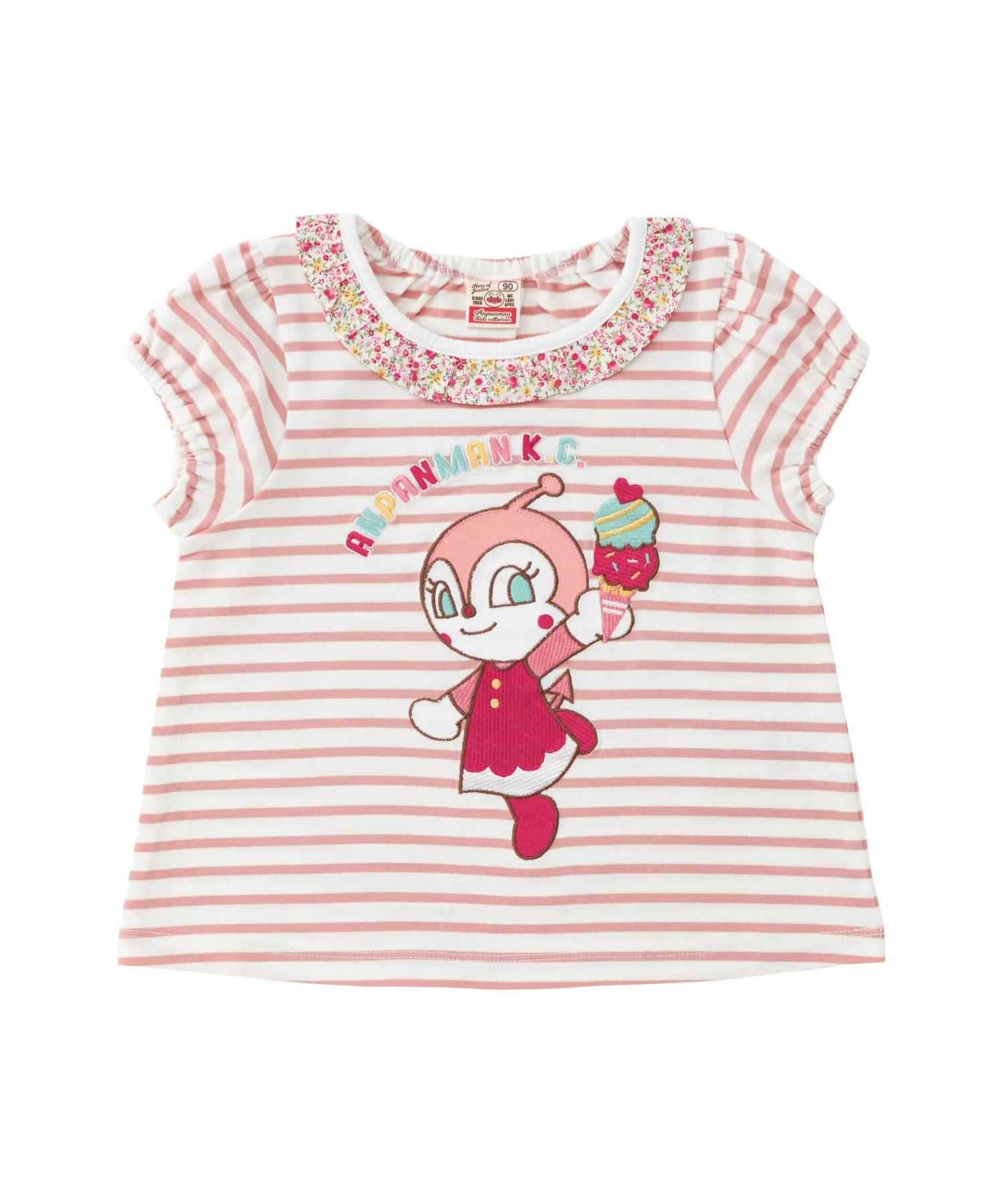 Детская футболка с аппликацией и рюшами ANPANMAN KIDS COLLECTION синяя — фото 4