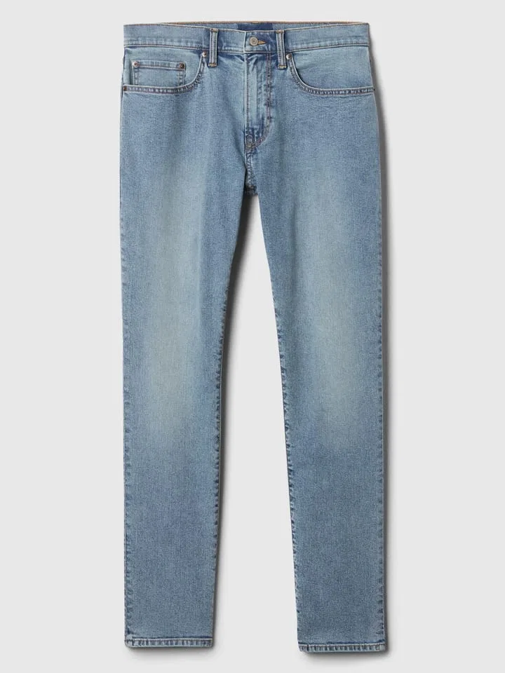 Джинсы slim fit GAP, голубой — фото 4