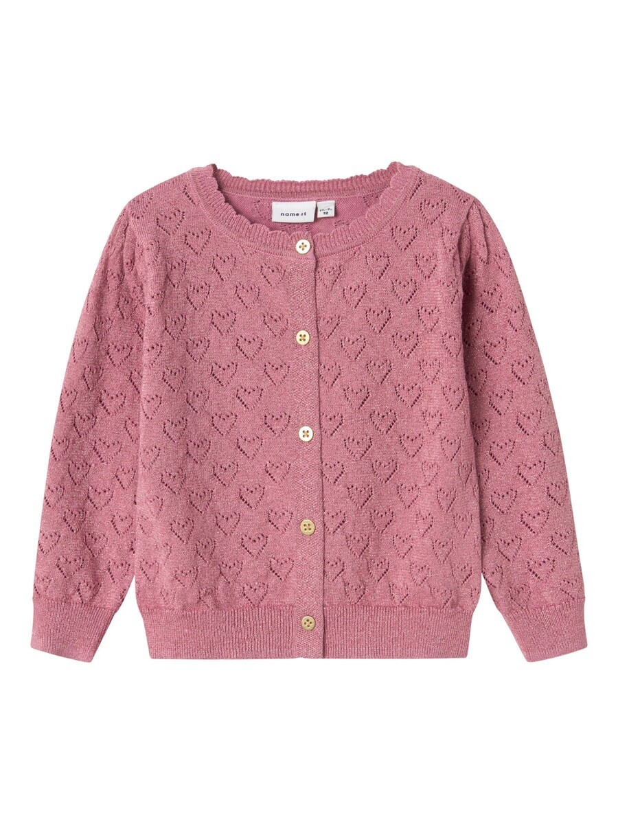 

Вязаный кардиган NAME IT Knit Cardigan, розовый