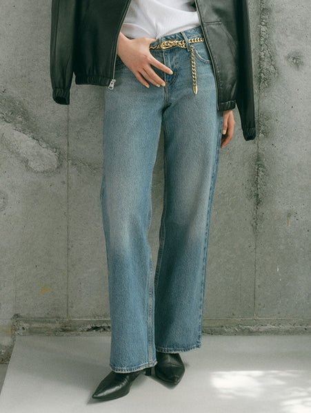 Свободные джинсы с низкой посадкой, светло-индиговый цвет Levi's, Medium Indigo - Worn In