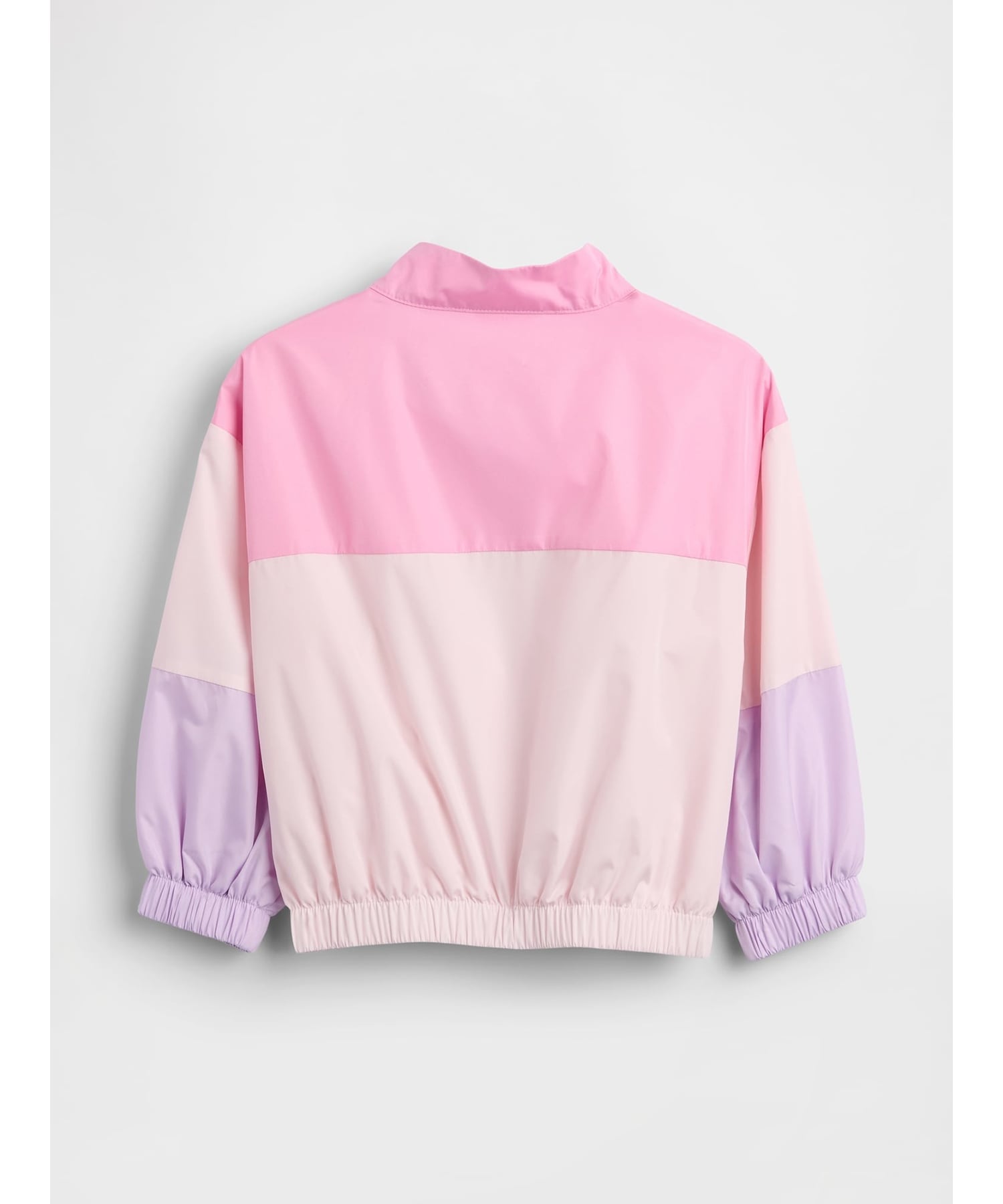 Ветровка с логотипом в цветных блоках (для малышей/младенцев) Gap, PINK COLORBLOCK — фото 2
