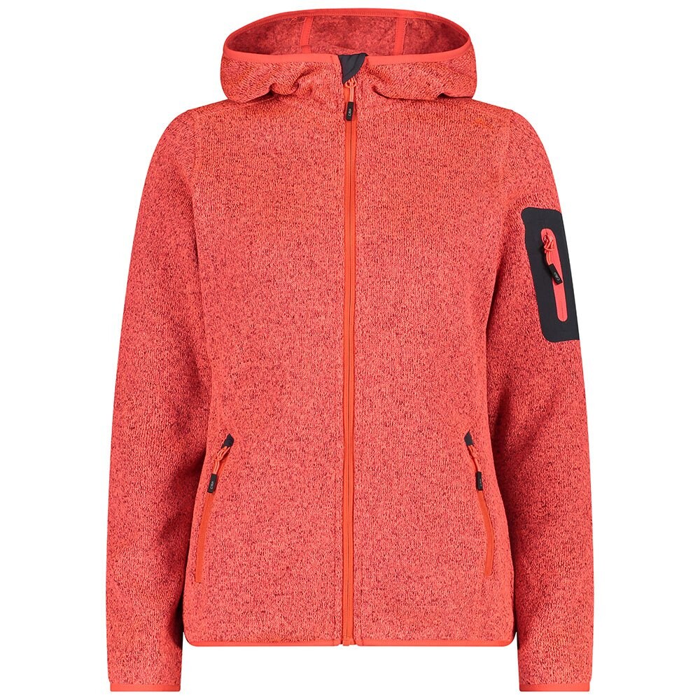 

Куртка CMP 3H19826 Hooded Fleece, оранжевый
