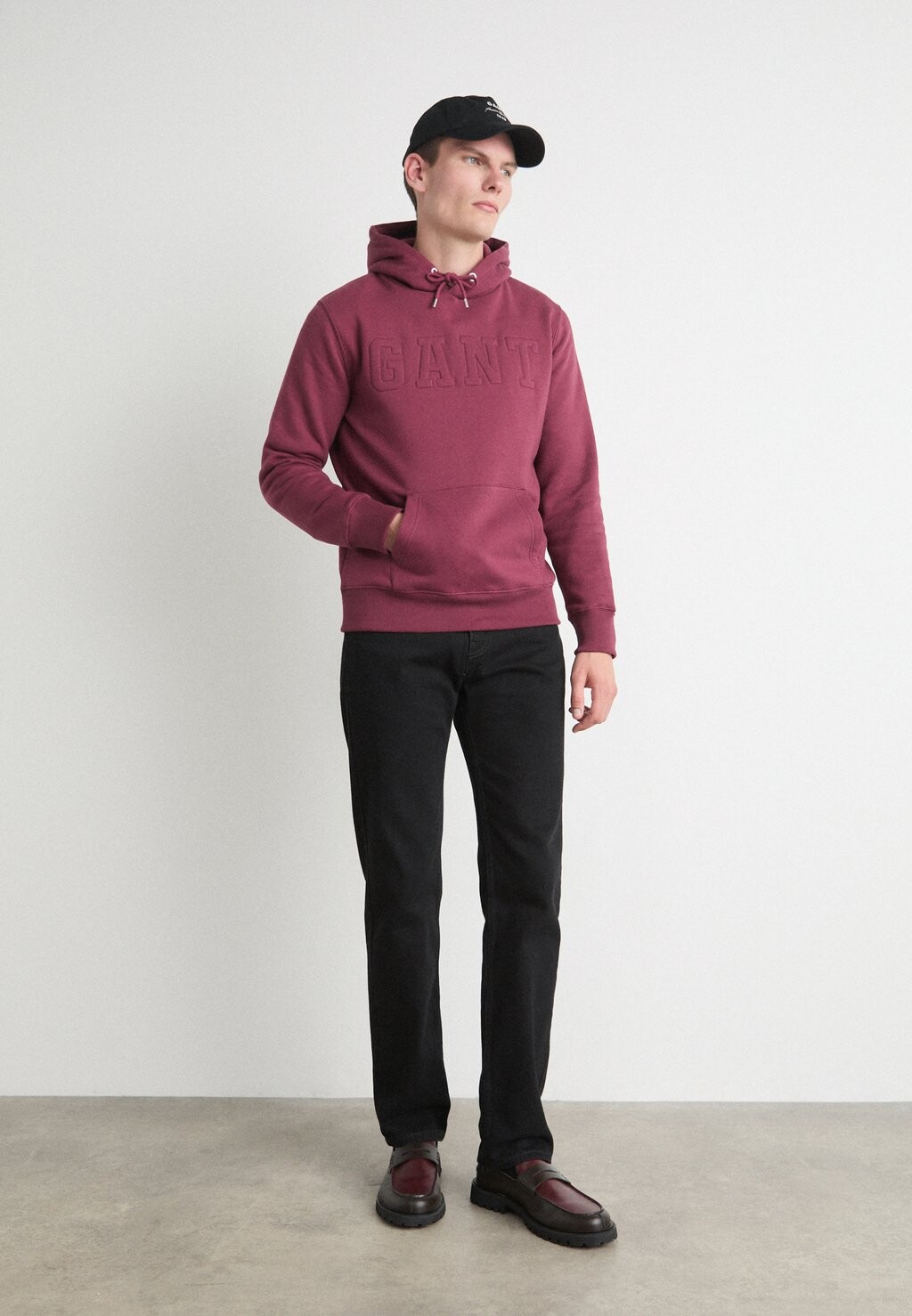 

Толстовка с капюшоном EMBOSSED HOODIE GANT, розовый