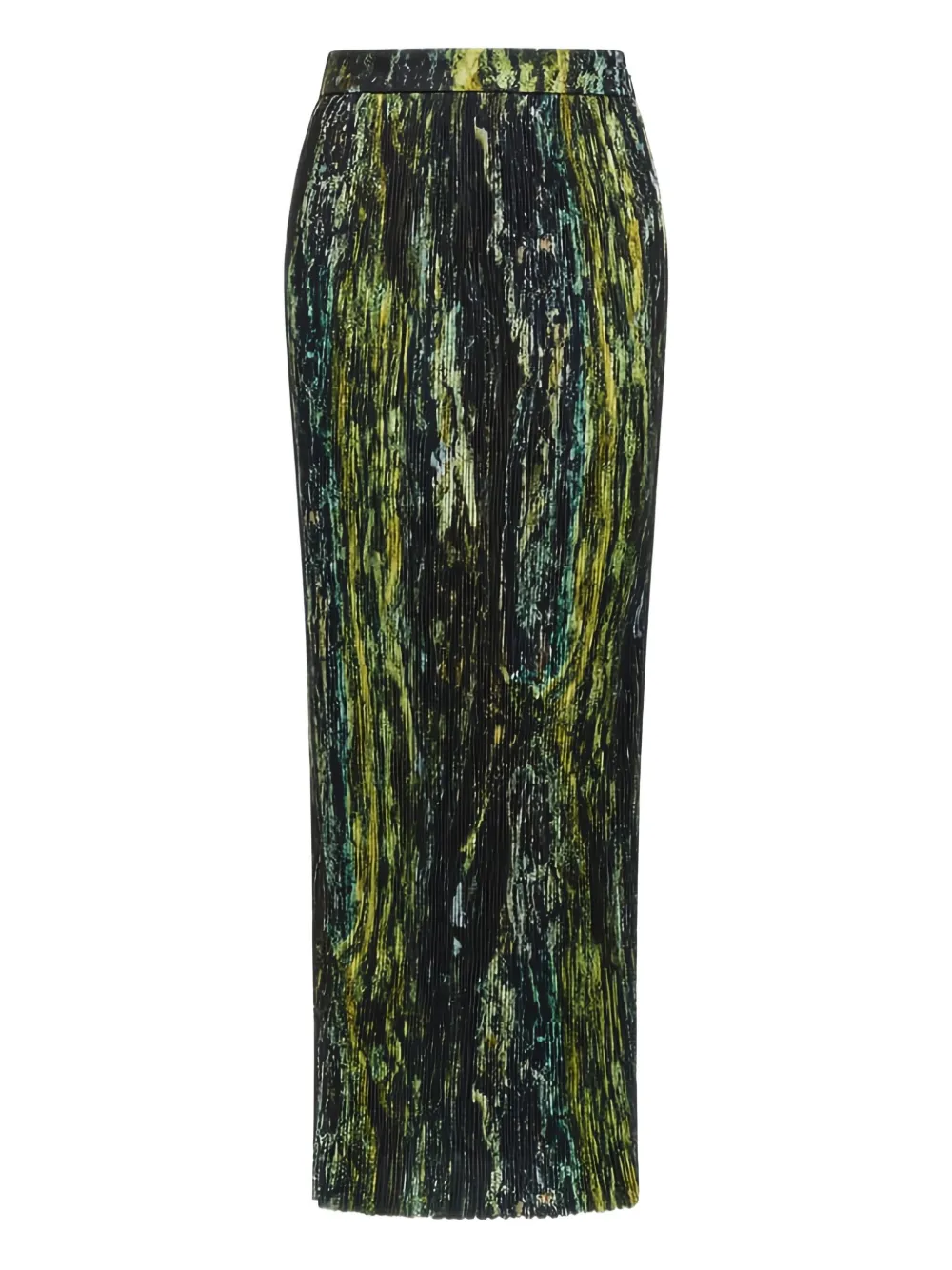 

Юбка миди с плиссировкой и принтом Roberto Cavalli, зеленый