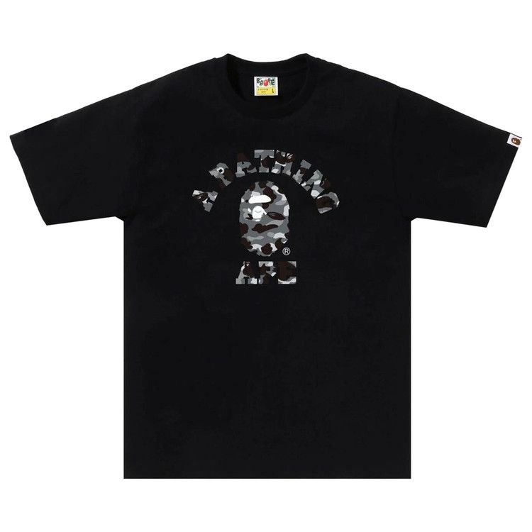 

Футболка BAPE 1st Camo College Tee, Black/Grey