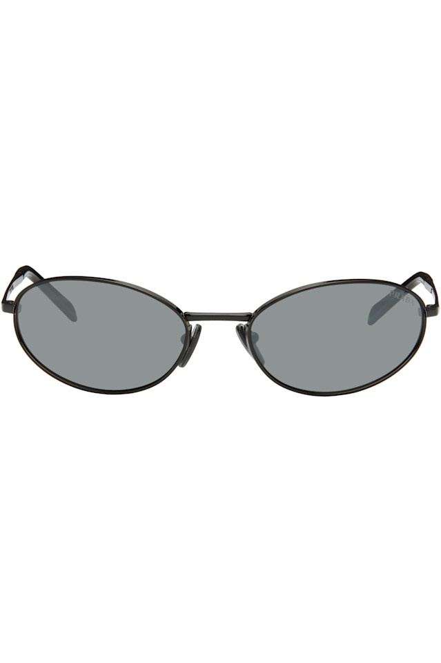 

Солнцезащитные очки с логотипом Prada Prada Eyewear, черный
