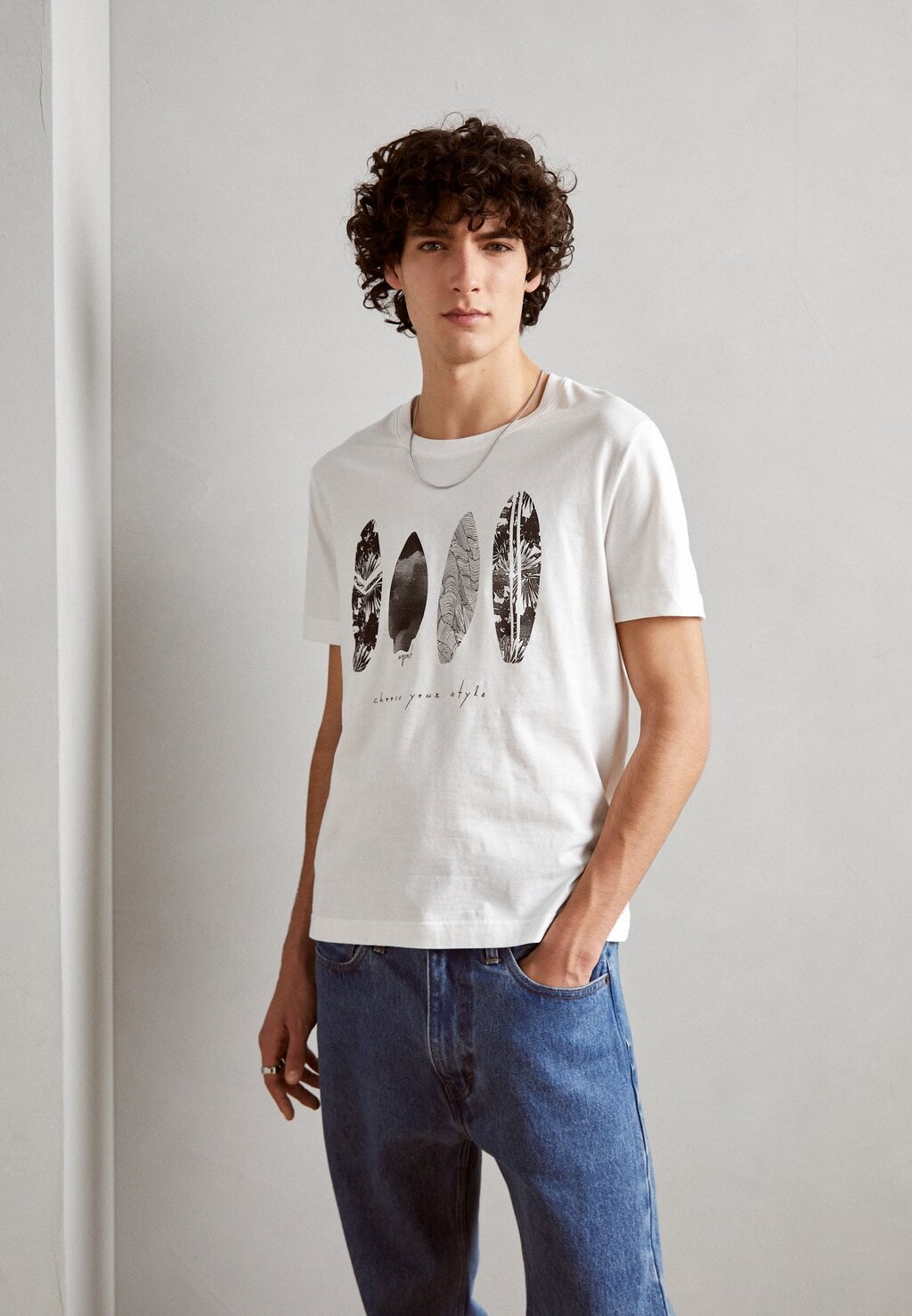 

Футболка с принтом TEE Esprit, цвет white