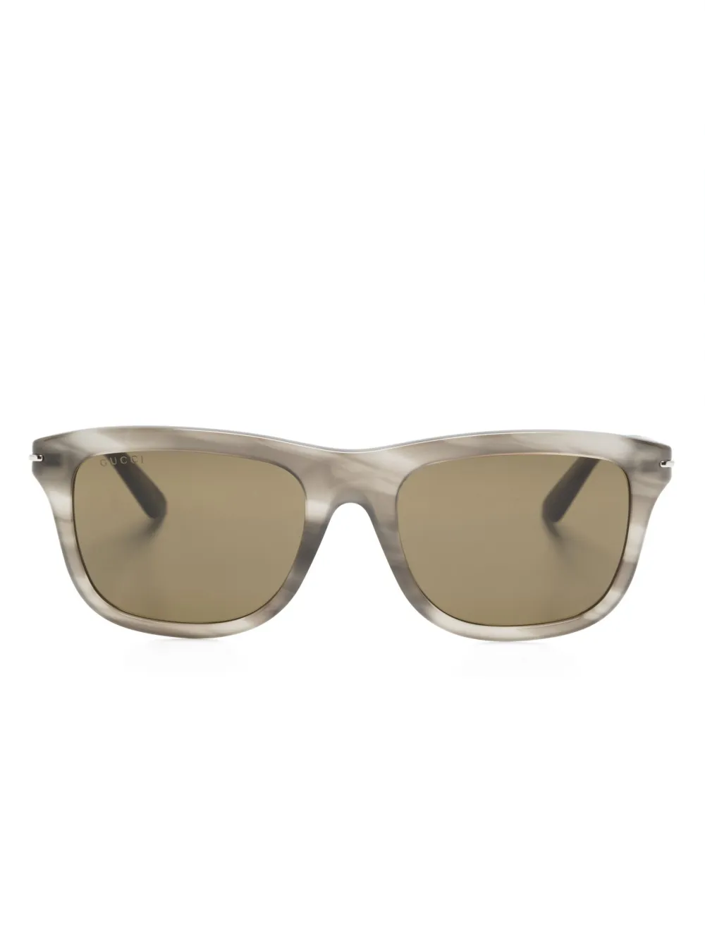 

Солнцезащитные очки в квадратной оправе Gucci Eyewear, серый