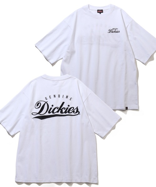 

Футболка с коротким рукавом, свободного кроя, с вышивкой и принтом Dickies, белый