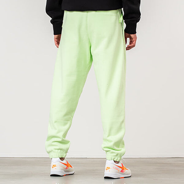 Брюки men's lab collection embroidered logo solid color fleece lined sports bundle feet green pants Nike, зеленый — фото 4