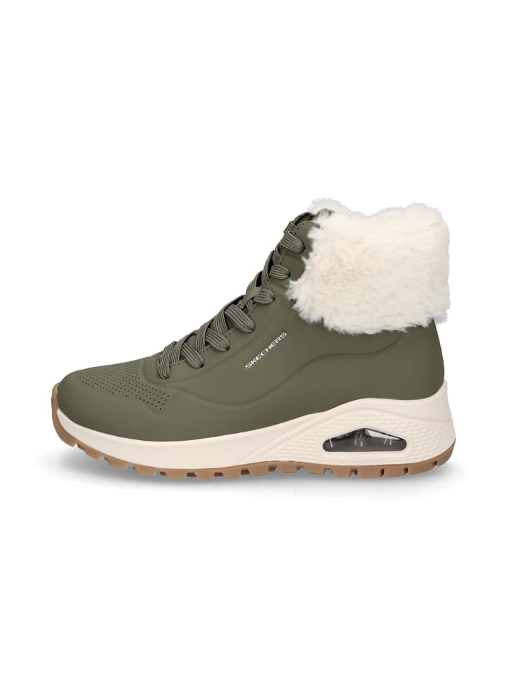 Высокие кроссовки Skechers High Top UNO Rugged Fall Air, оливковый — фото 2