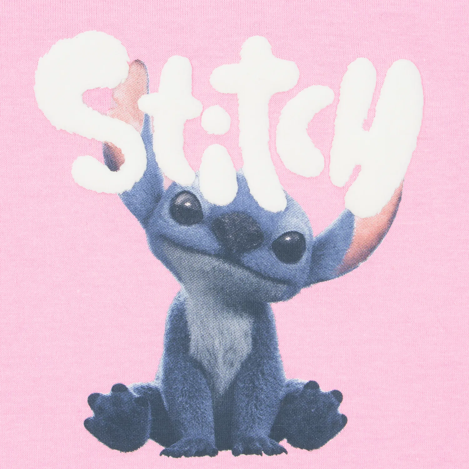 Футболка с принтом Stitch Disney, розовый — фото 3