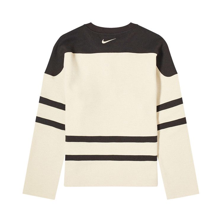 Топ Nike x Bode Rec Lacing Knit, Ecru/Shadow Brown — фото 2
