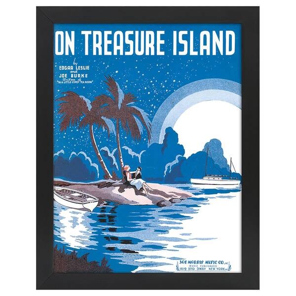 

Рамка для фотографий LegendArte Poster On Treasure Island, черный