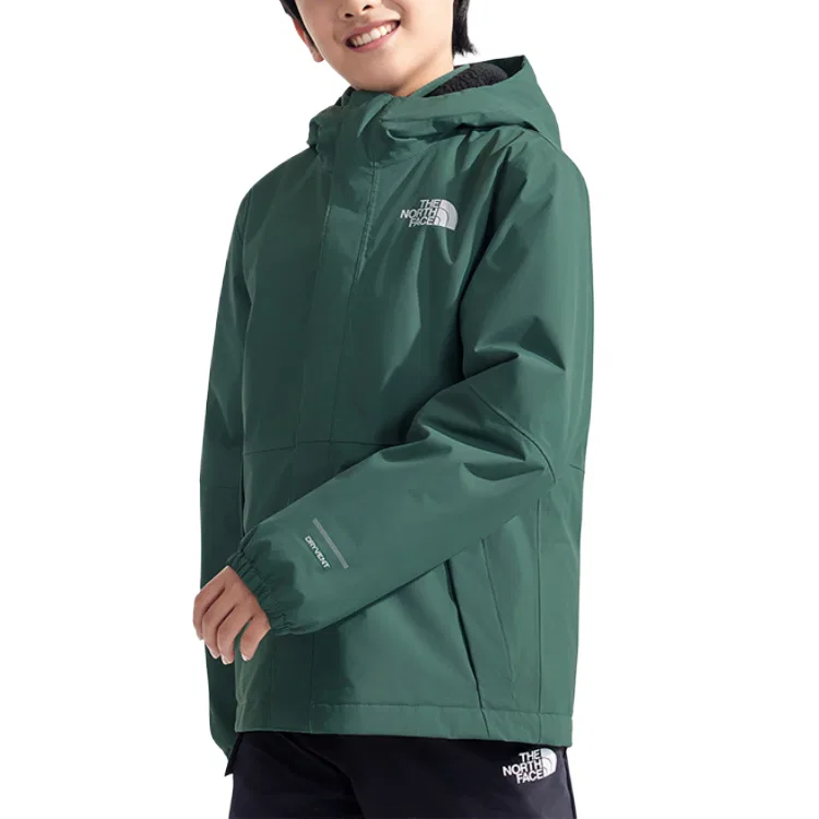 Ветровка The North Face Antora Kids' зеленая — фото 2