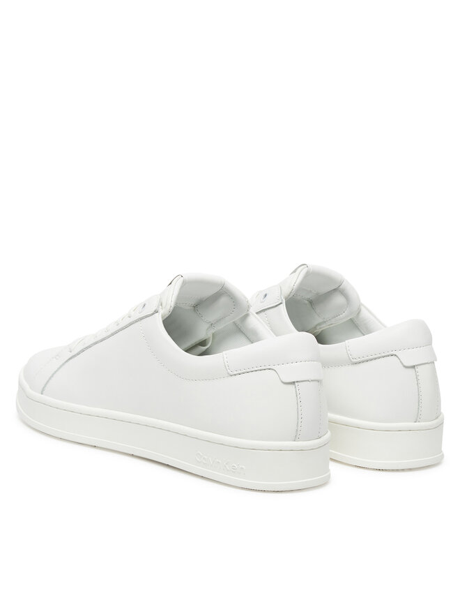Кроссовки Low Top Lace Up Lth HM0HM01971 Calvin Klein, белый — фото 3