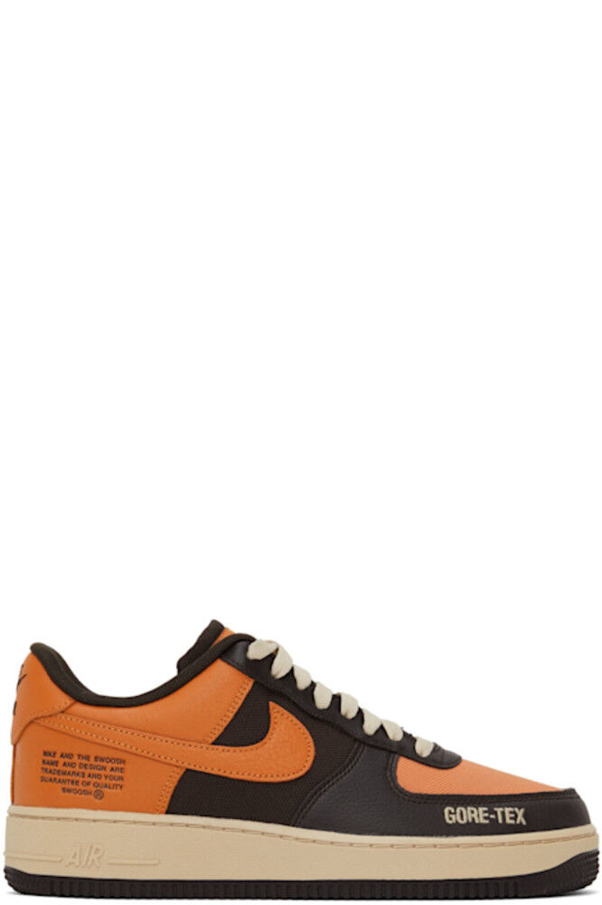 

Коричневые и оранжевые кроссовки Air Force 1 GTX Nike