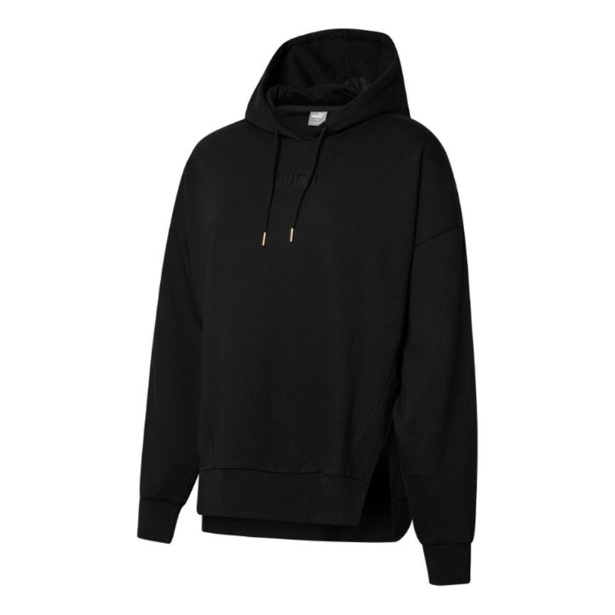 

Толстовка (WMNS) PUMA Her Solid Color Sports Drawstring Hoodie Black 847688-01